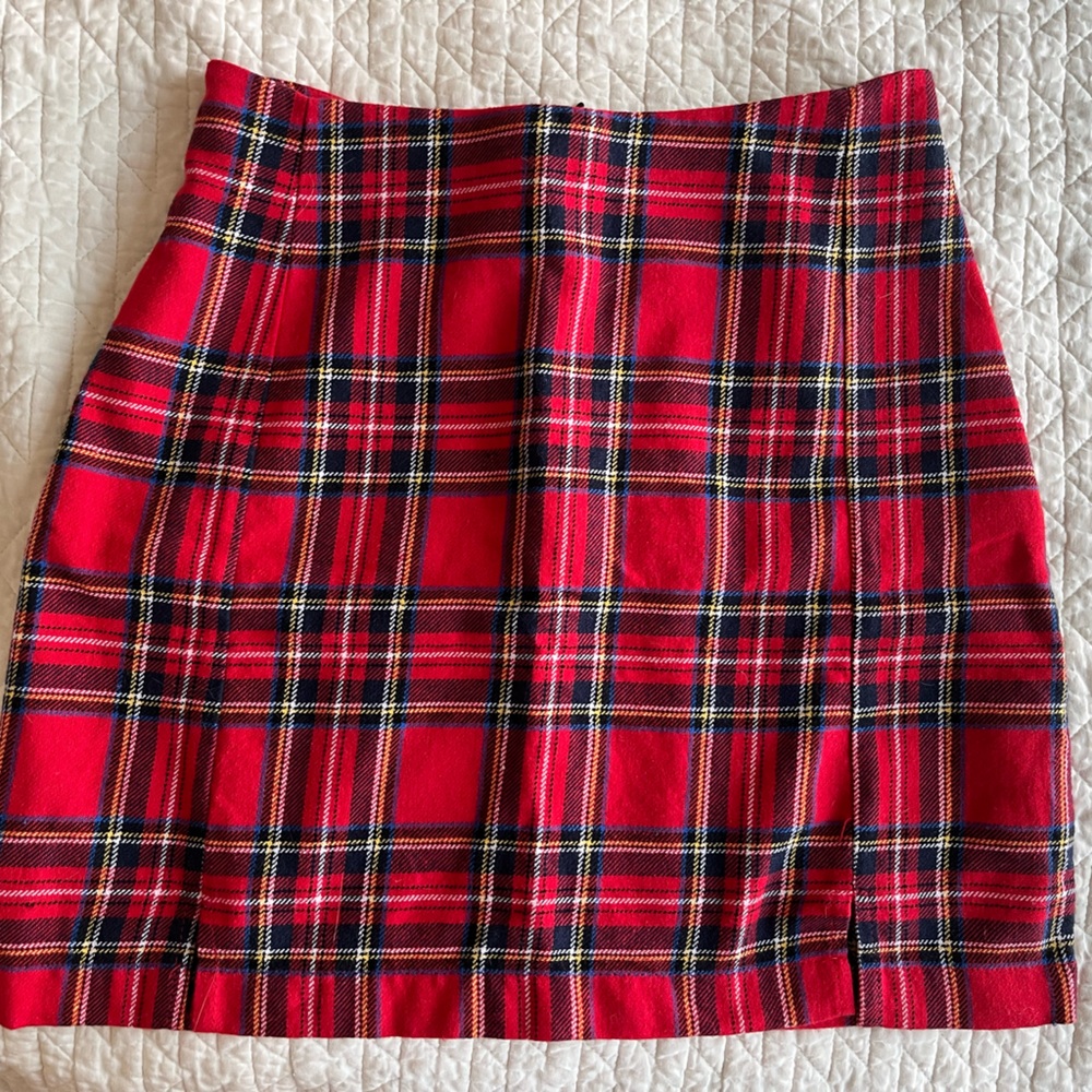 Brandy Melville Plaid Mini Skirt